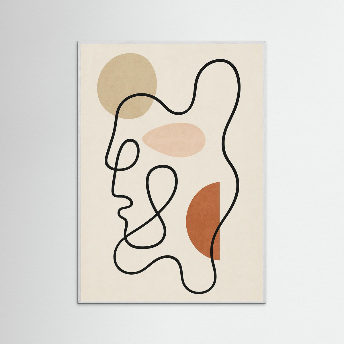 White Wood Dreamlike Outline