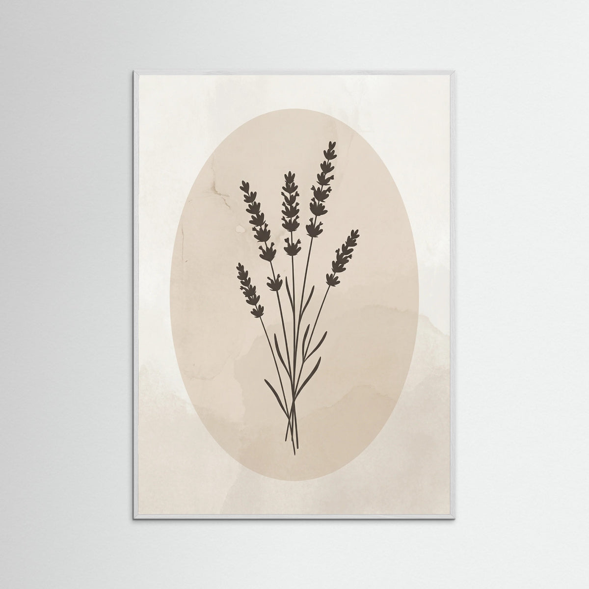 White Wood Dried Bloom Silhouette