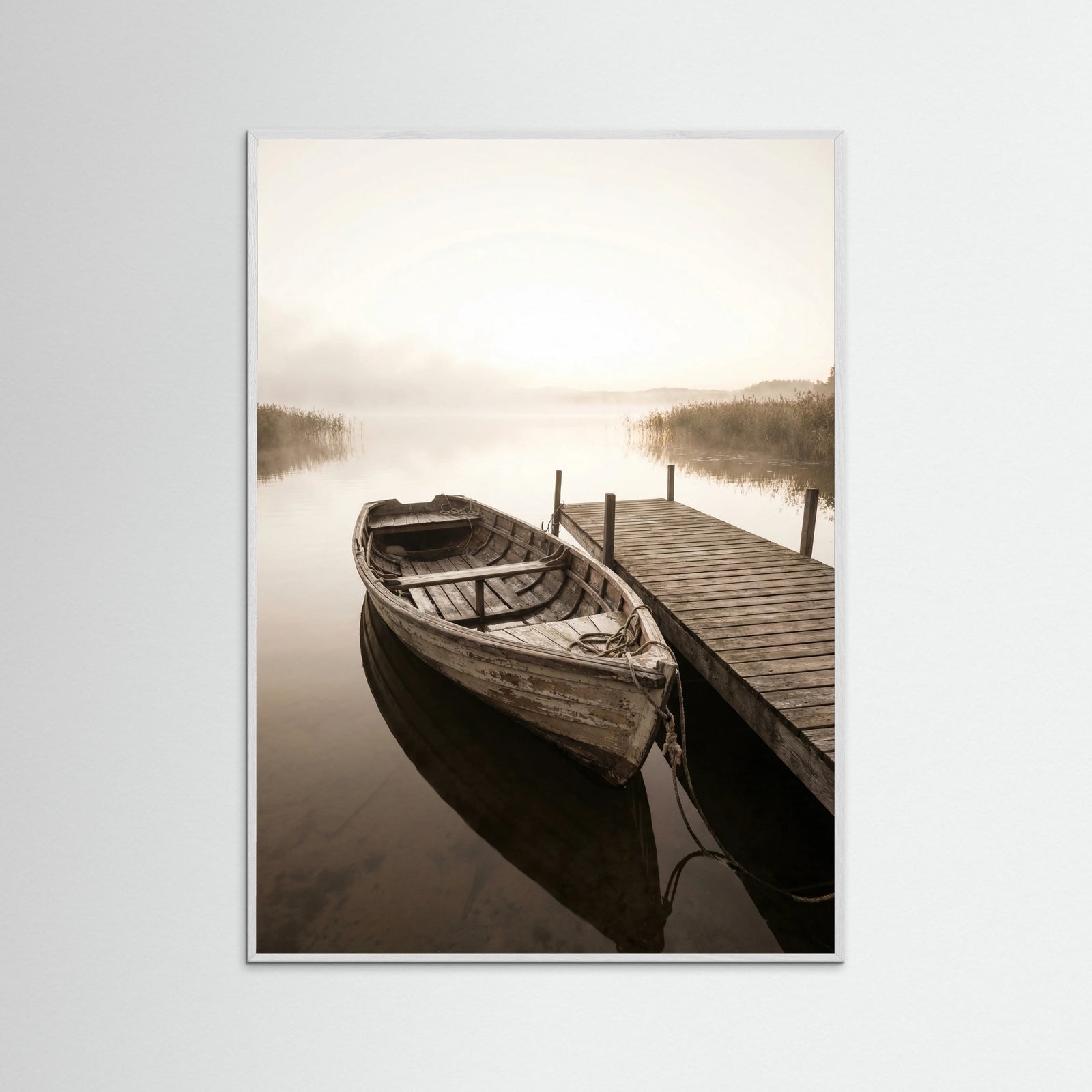 White Wood Dune Pathway Glow