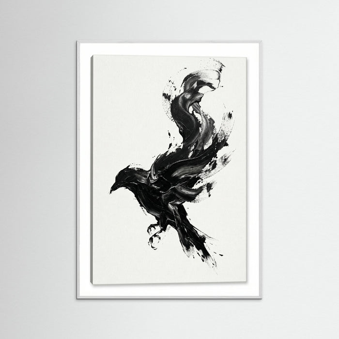 White Wood Dynamic Brushstroke