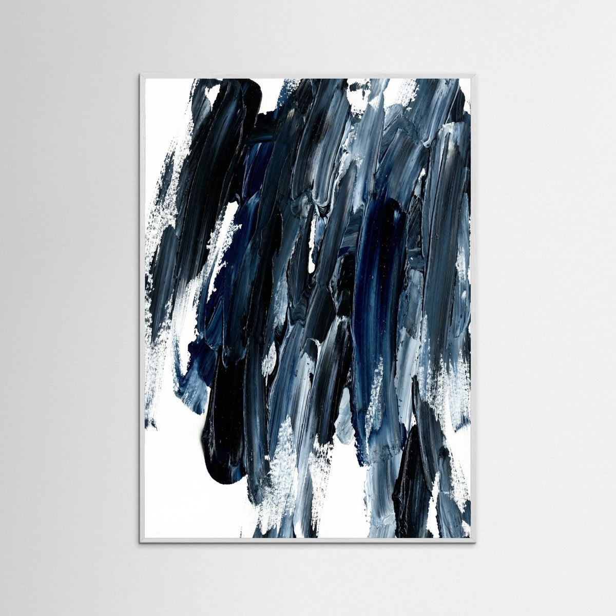 White Wood Dynamic Brushstrokes