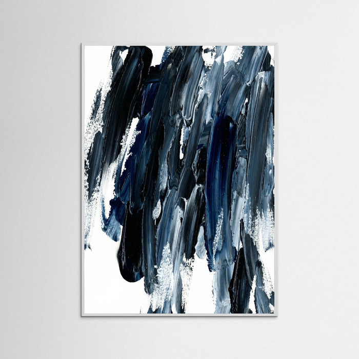 White Wood Dynamic Brushstrokes