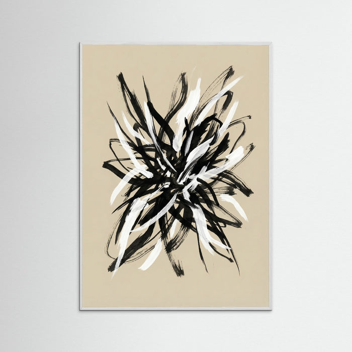 White Wood Dynamic Brushwork