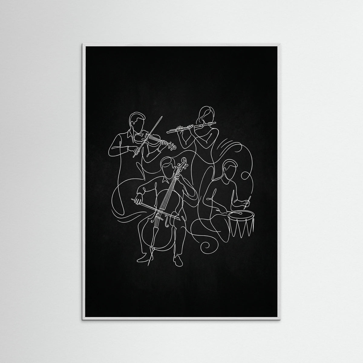 White Wood Dynamic Human Forms