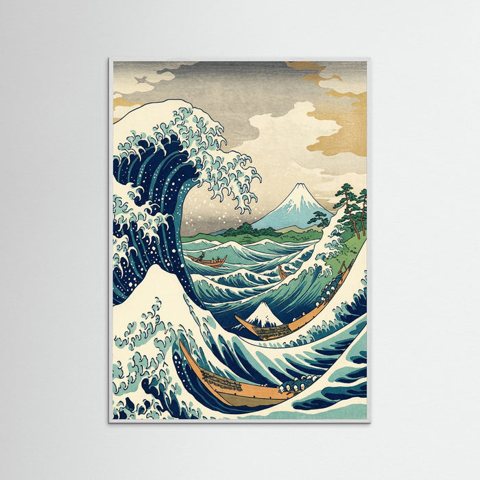 White Wood Dynamic Waterfall