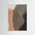 Earth Tone Abstract Study Poster – plakat og kunsttryk