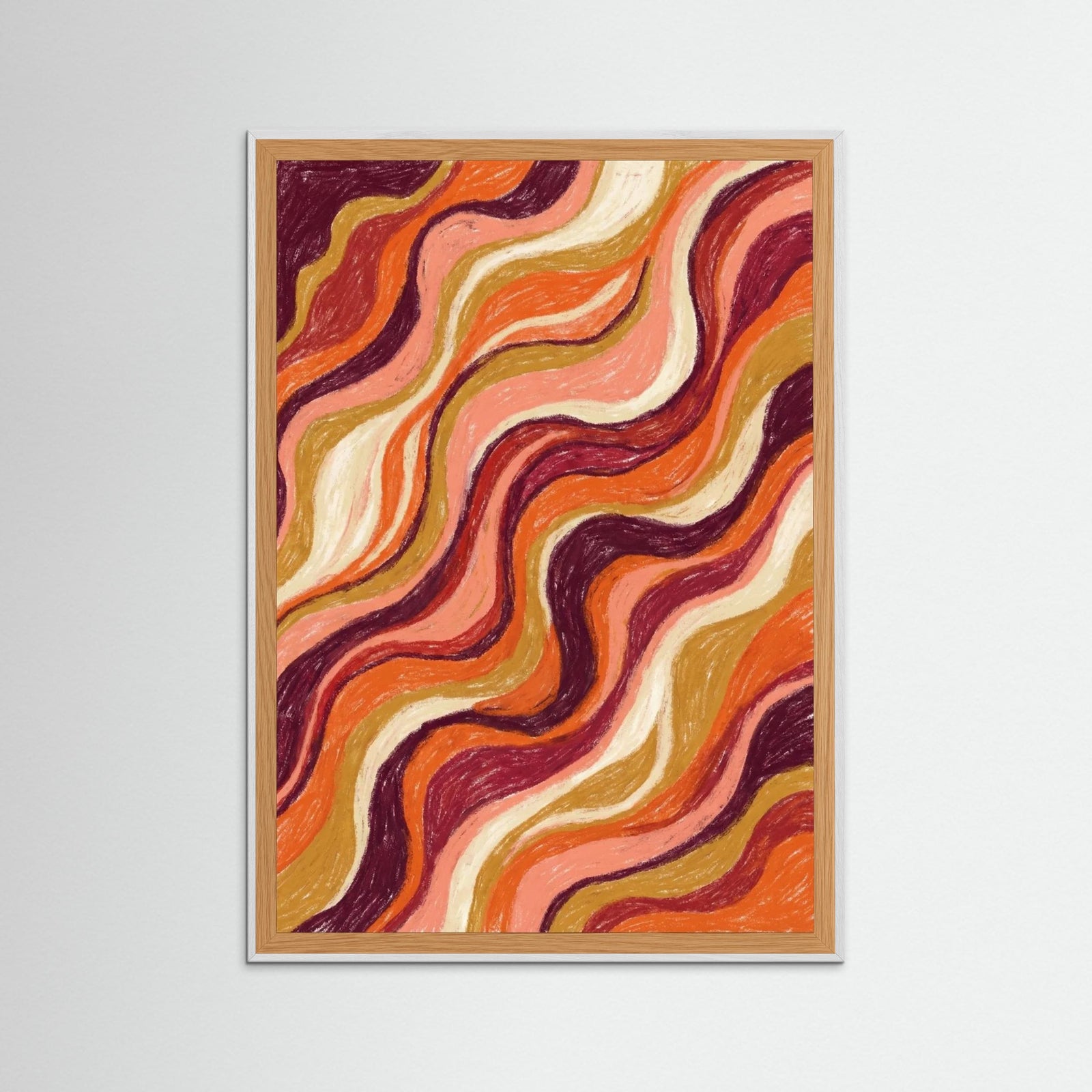 White Wood Earthy Swirls