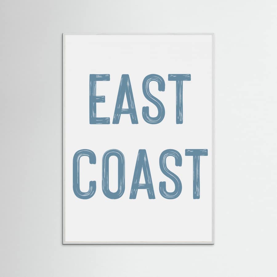 East Coast - Vertical Poster – Poster und Kunstdruck