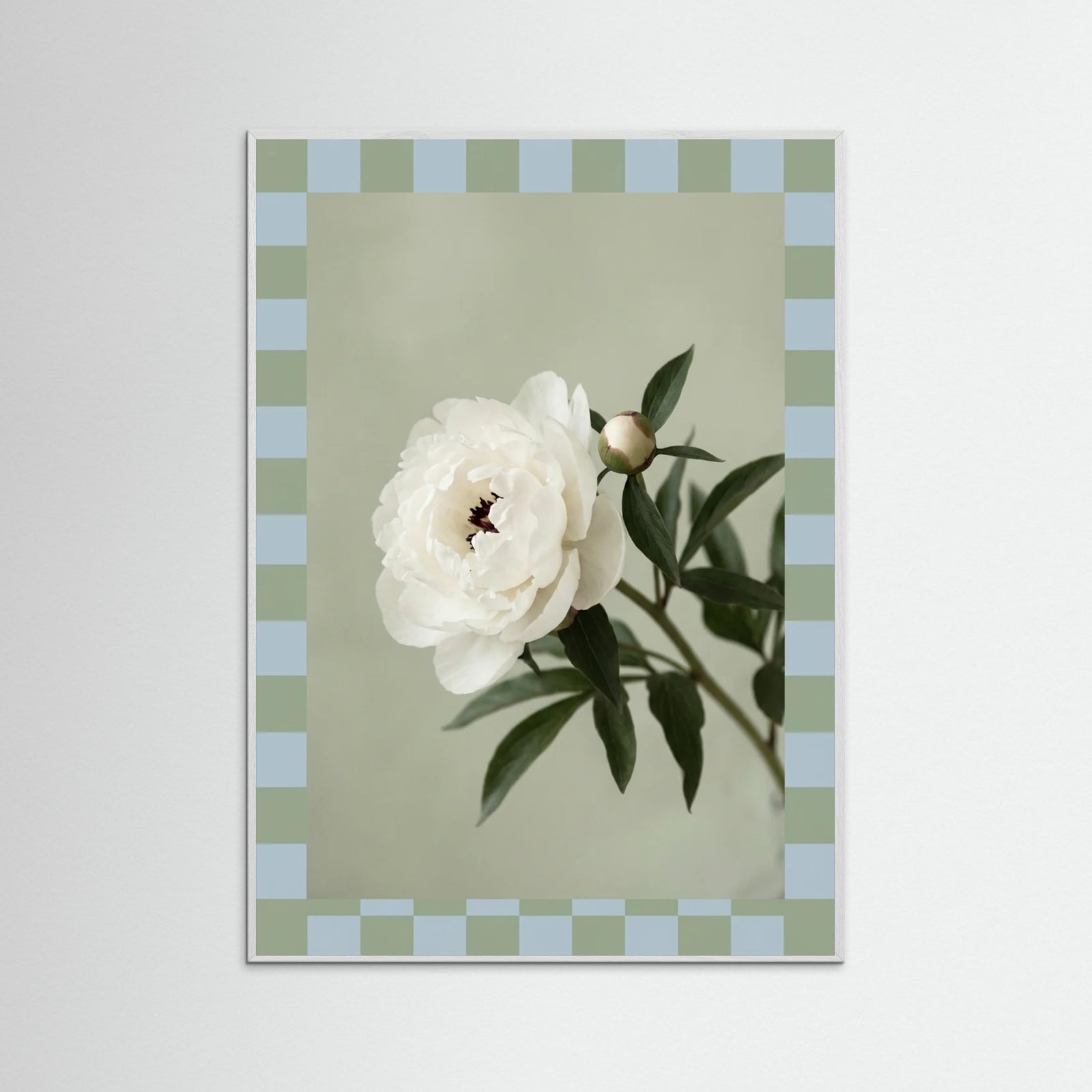 White Wood Elegant Blooms