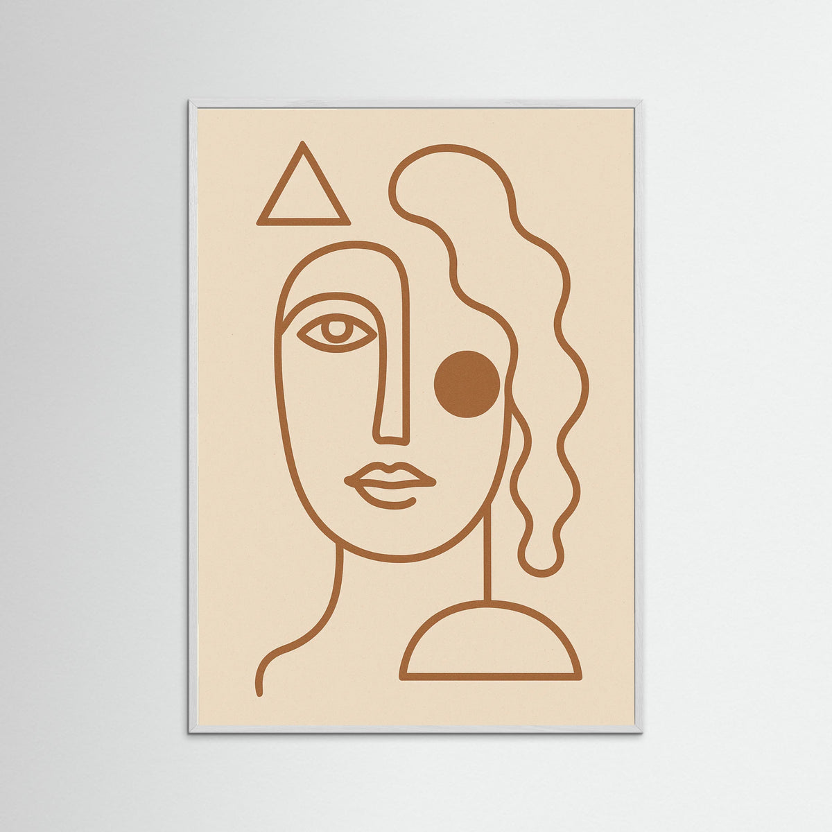 White Wood Elegant Curve