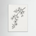White Wood Elegant Florals