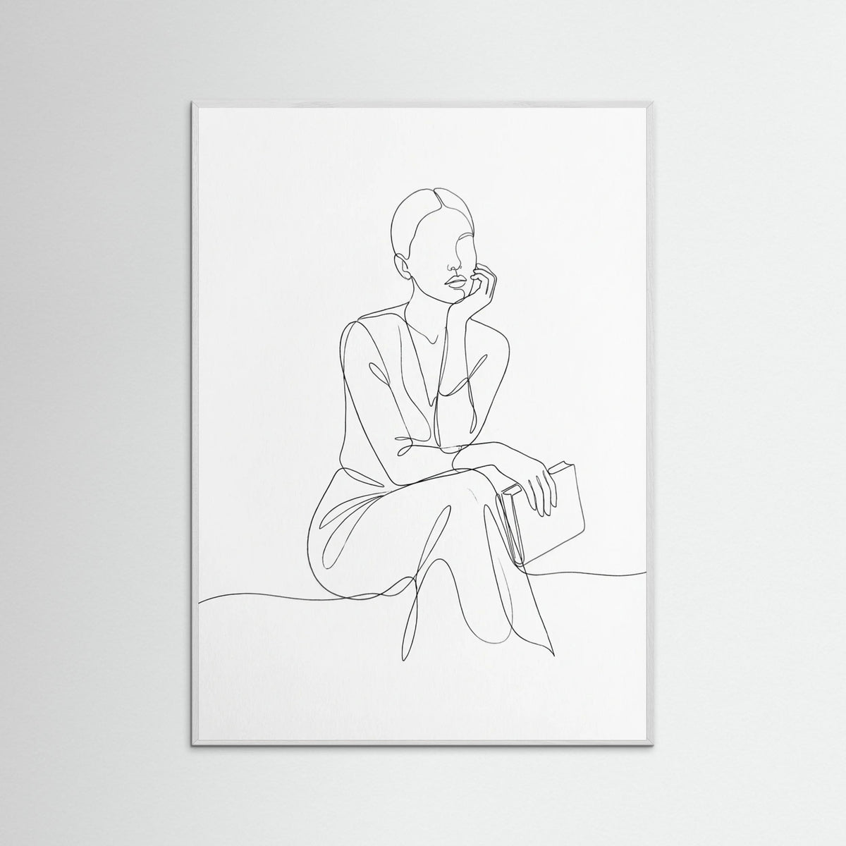 White Wood Elegant Silhouette