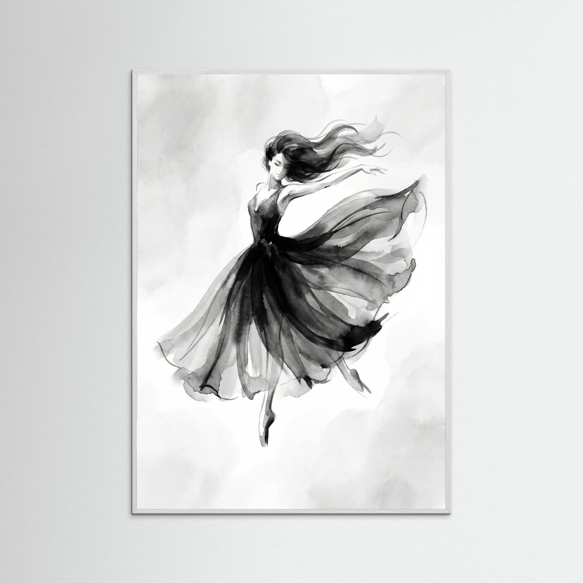 White Wood Elegant Silhouette