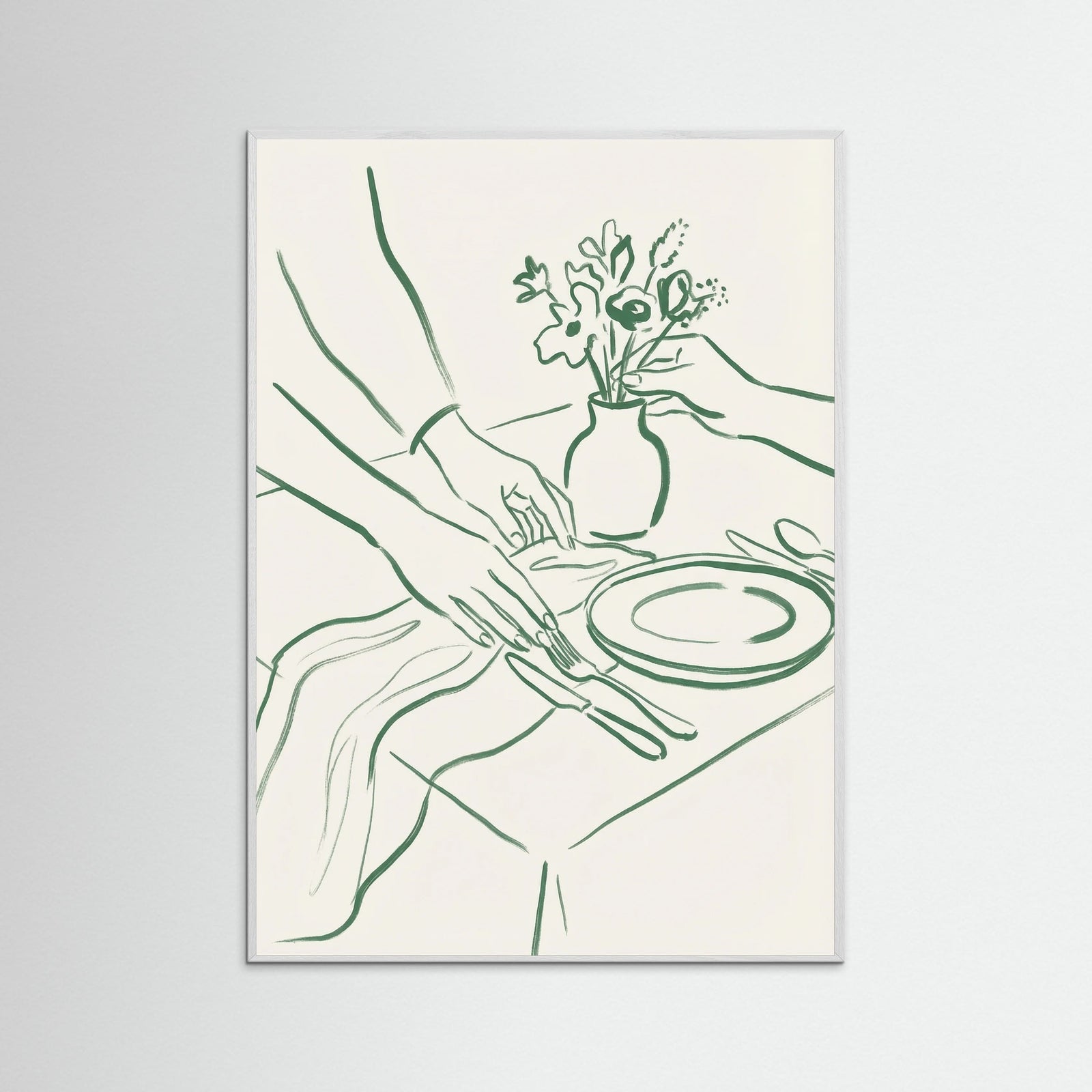 White Wood Elegant Toasts