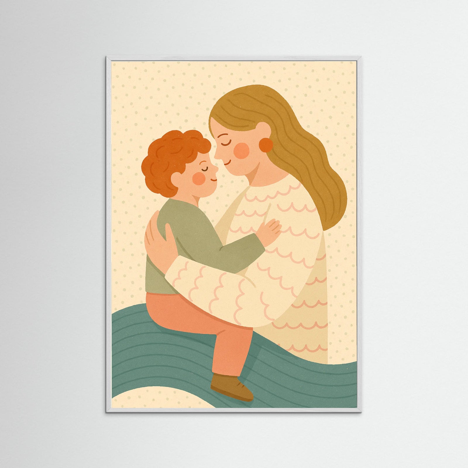 White Wood Embrace Joy