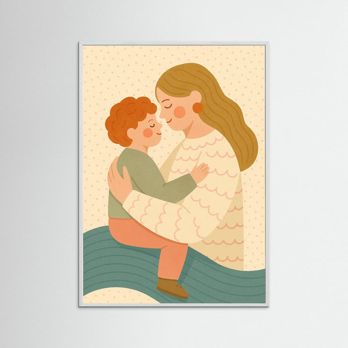 White Wood Embrace Joy