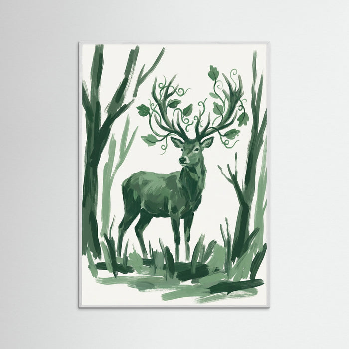 White Wood Emerald Repose