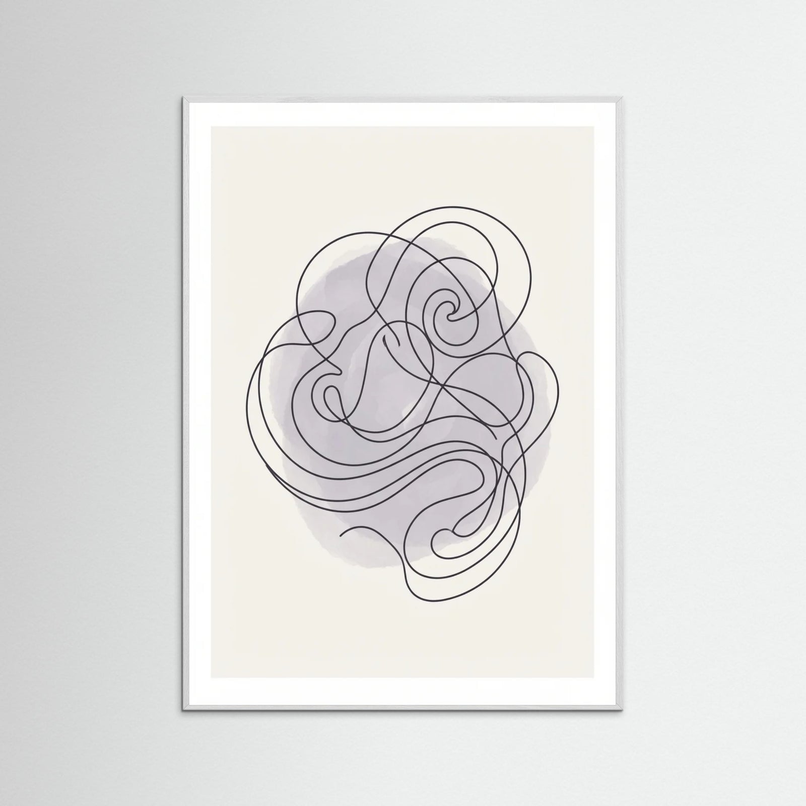 White Wood Entwined Thoughts