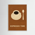 White Wood Espresso Time