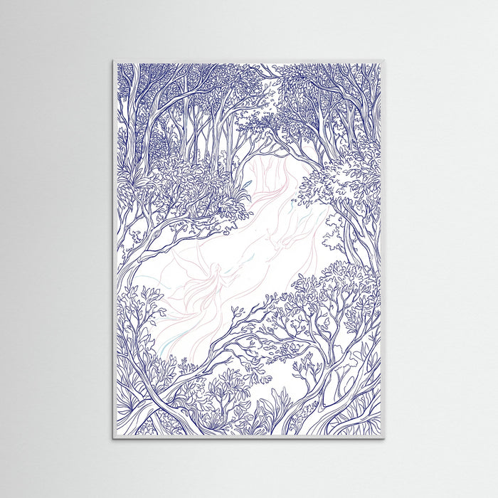 White Wood Ethereal Canopy