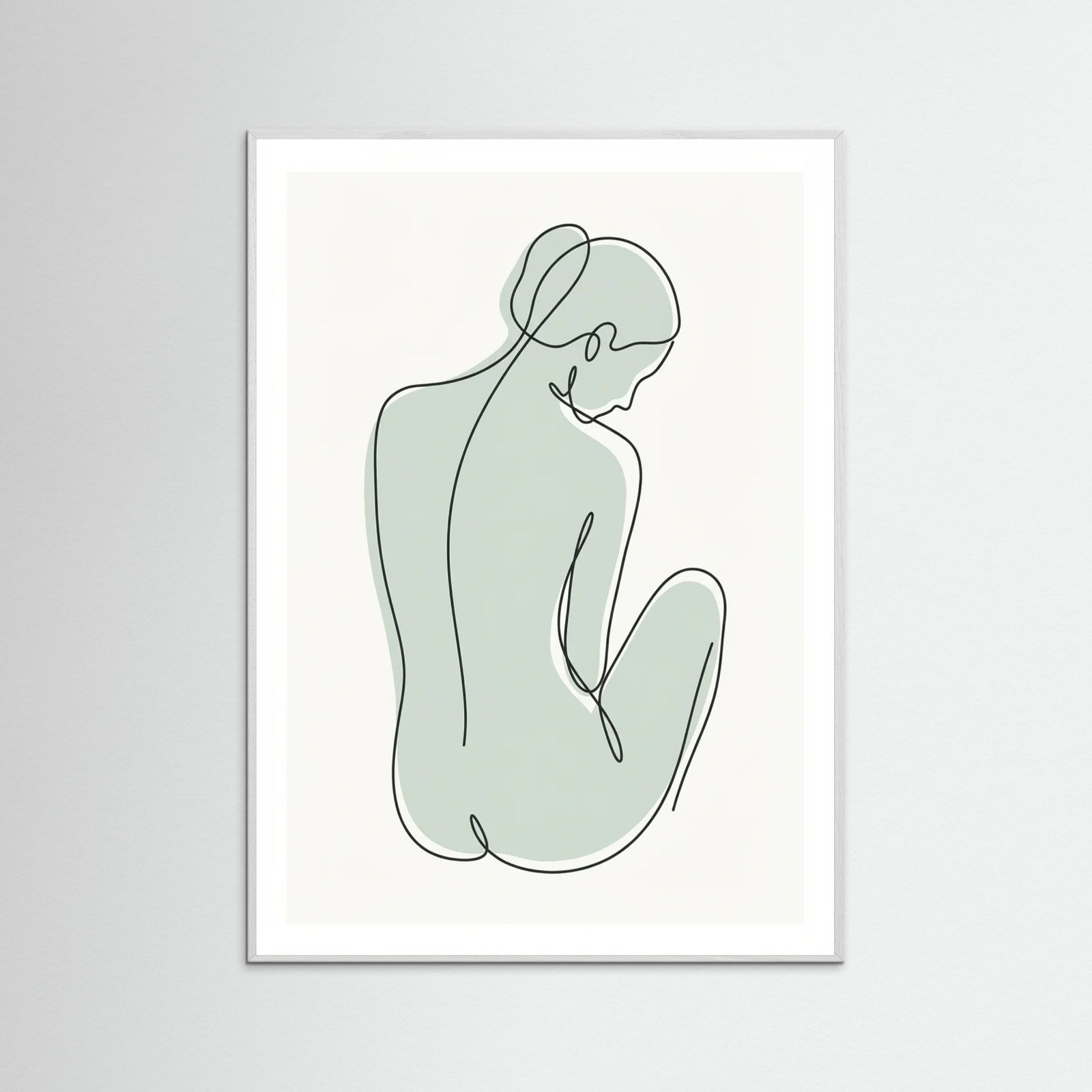 White Wood Ethereal Contours