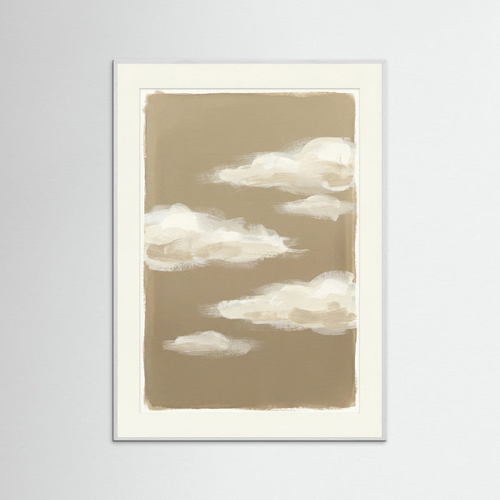 White Wood Ethereal Form Beige