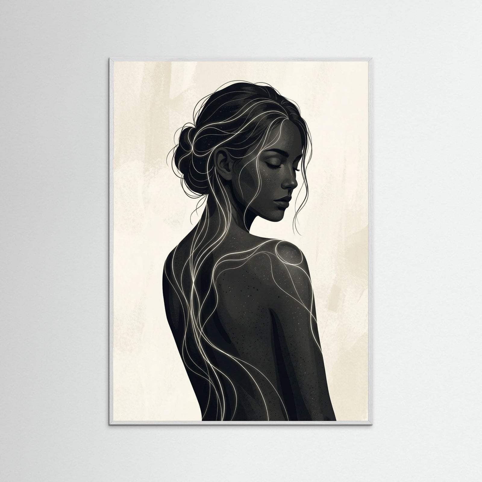 White Wood Ethereal Grace