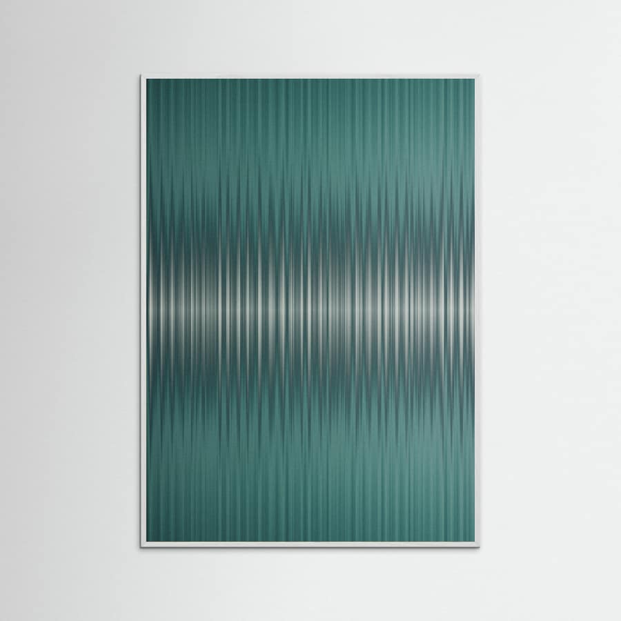 Póster Euphoria - Green and White – póster e impresión artística