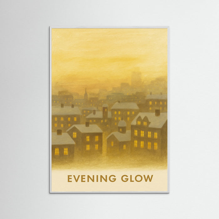 White Wood Evening Glow