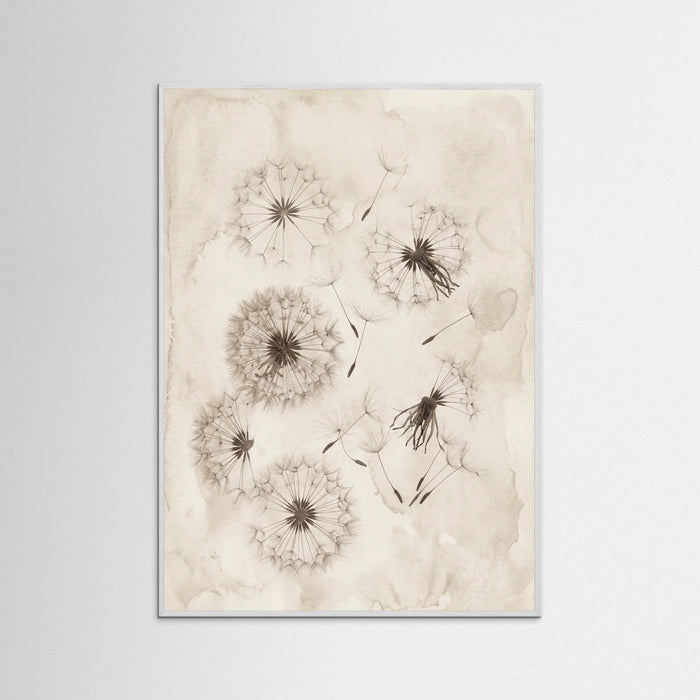 White Wood Fading Botanicals