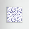 Falling Triple Lines Navy Blue -juliste – juliste ja taidepainatus