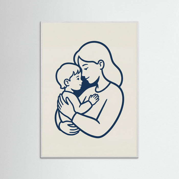 White Wood Fathers Embrace