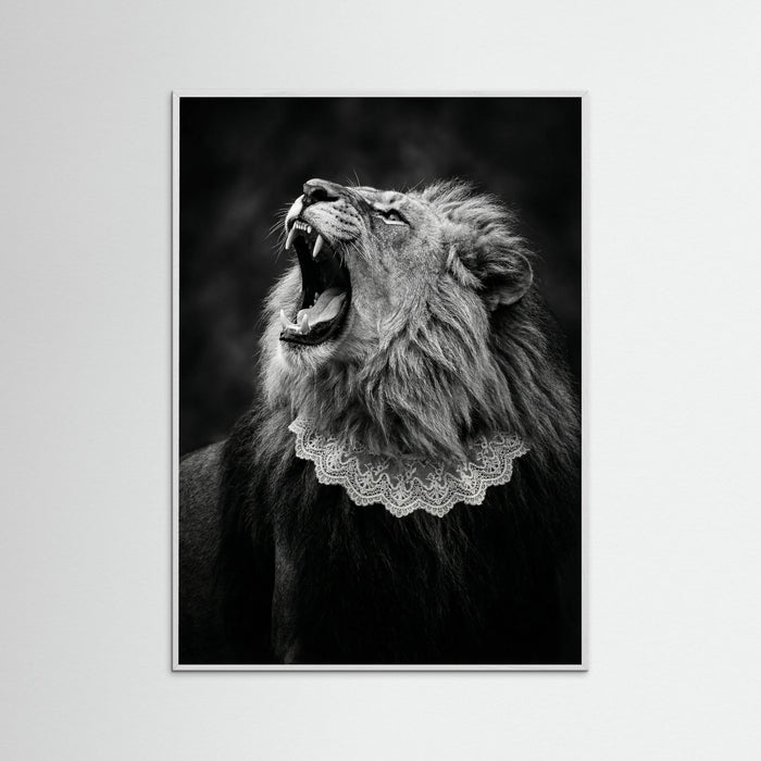 White Wood Feline Roar