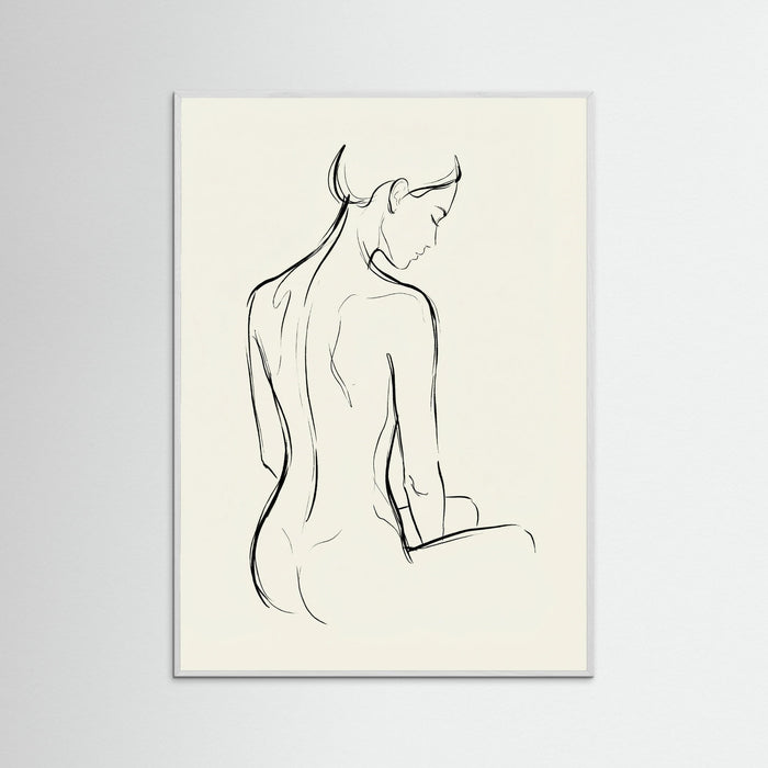 White Wood Feminine Form