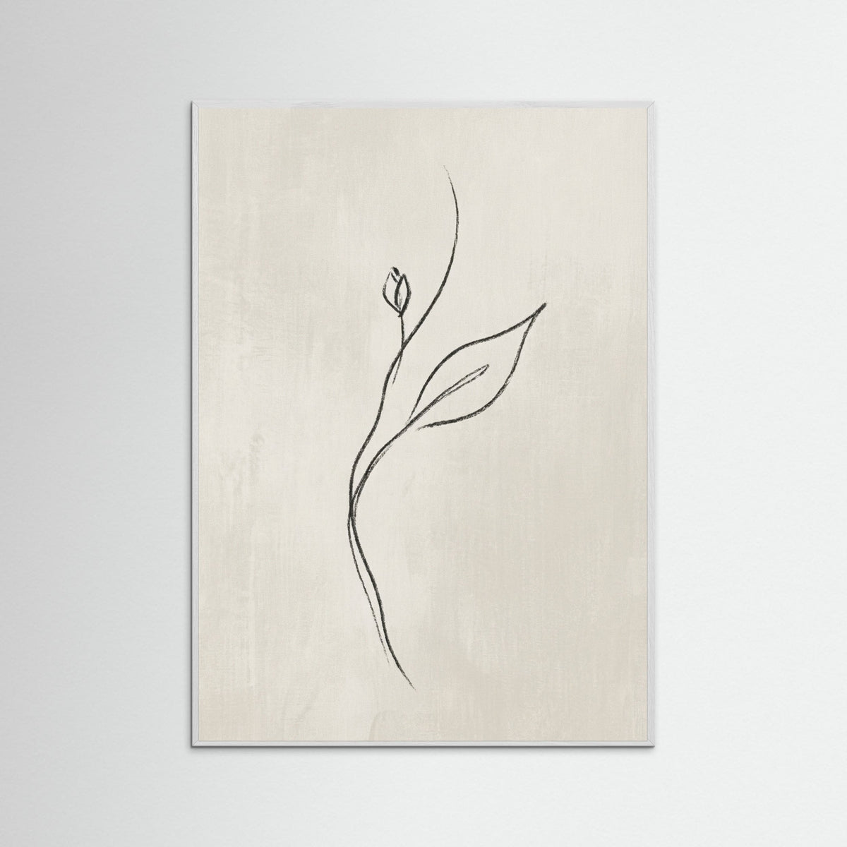 White Wood Feminine Silhouette