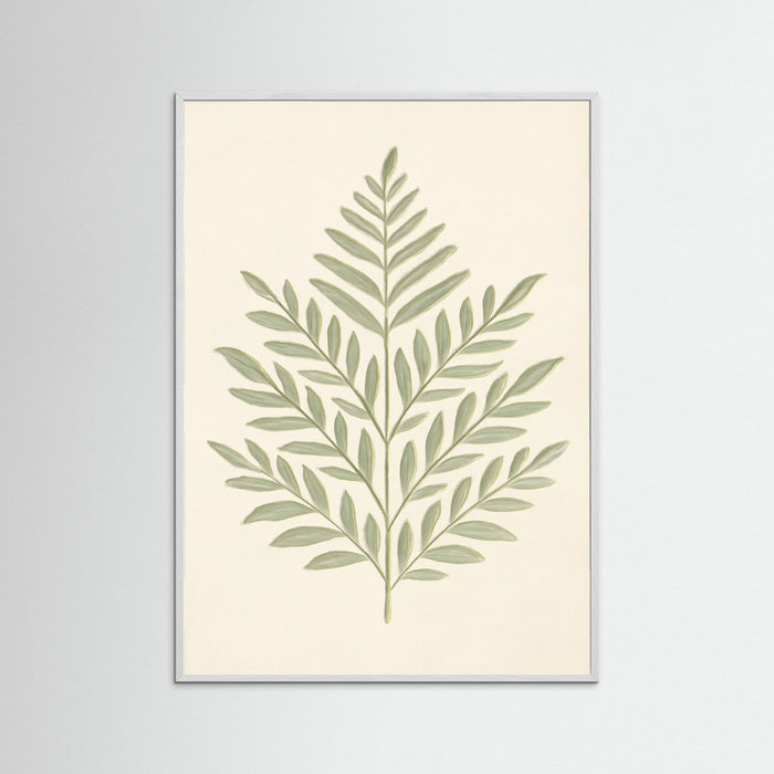 White Wood Fern Serenity