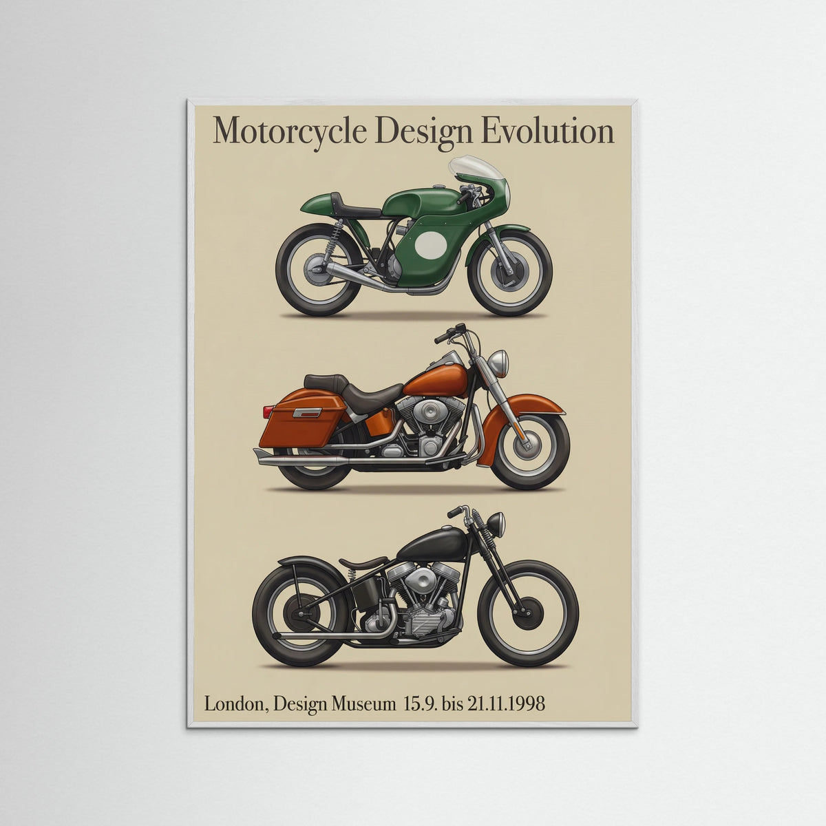 White Wood Ferrari Exhibit Icons