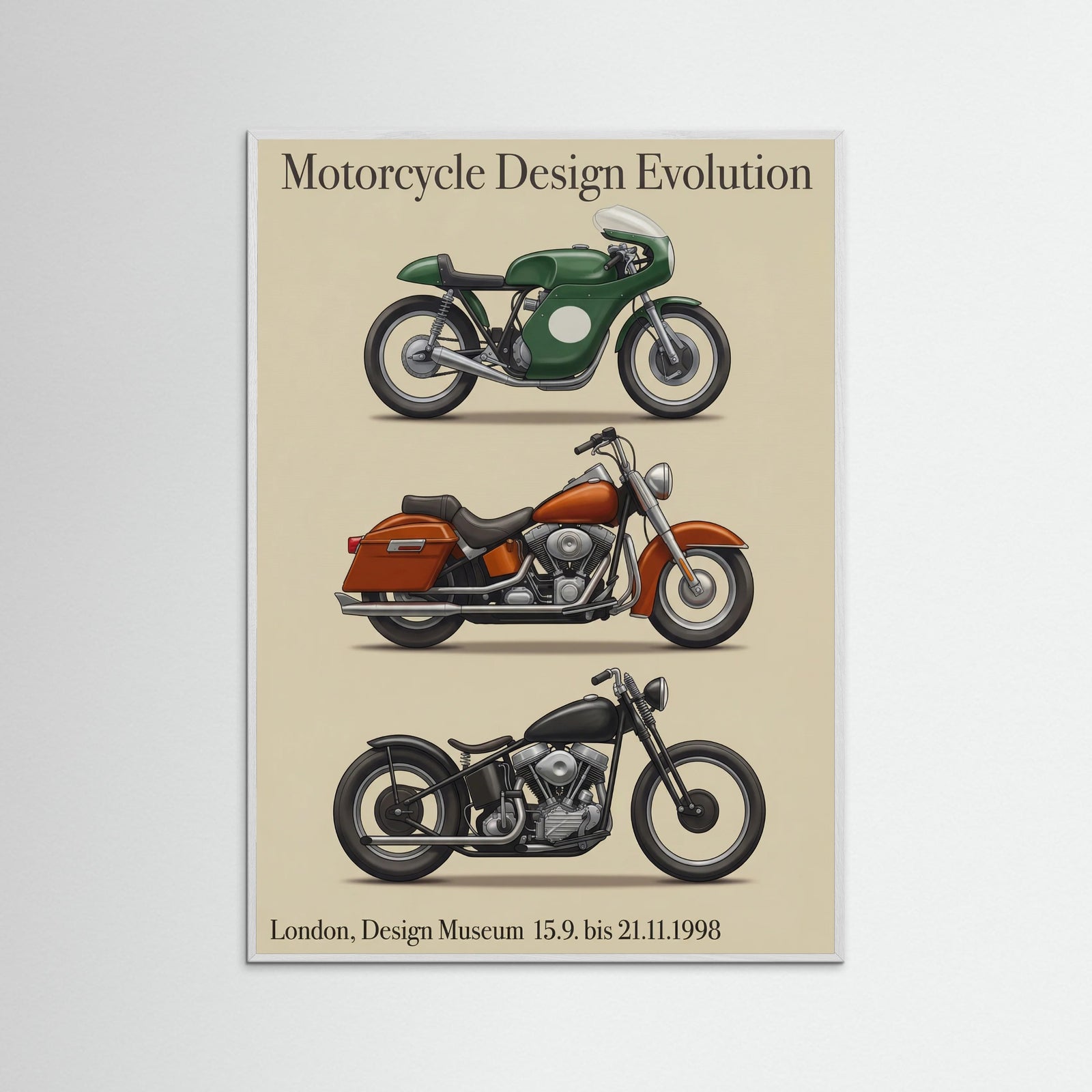 White Wood Ferrari Exhibit Icons