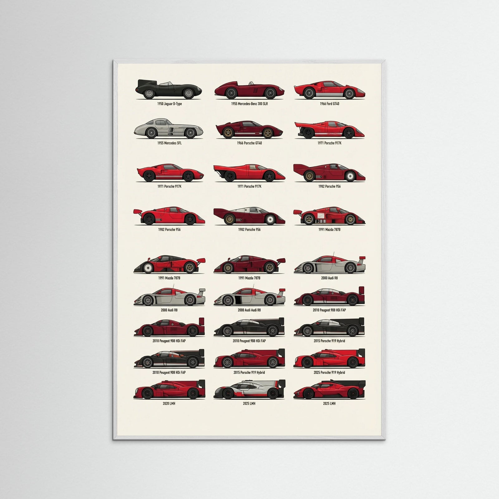 White Wood Ferrari Lineage