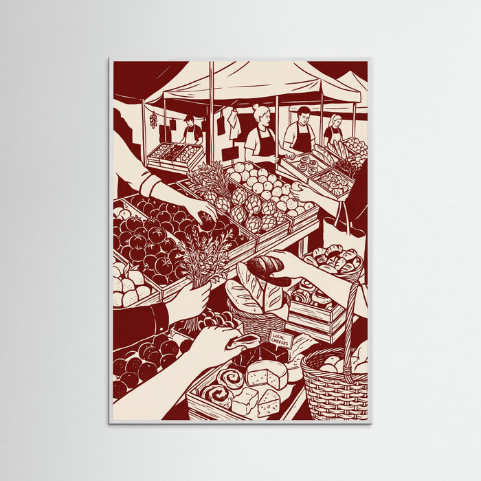 Festive Gathering – Poster und Kunstdruck