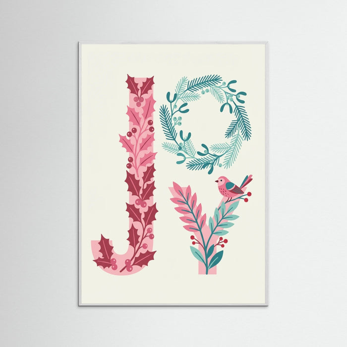 White Wood Festive Letters