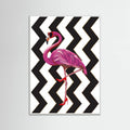 Flamingo heels Zigzag Poster – Poster und Kunstdruck