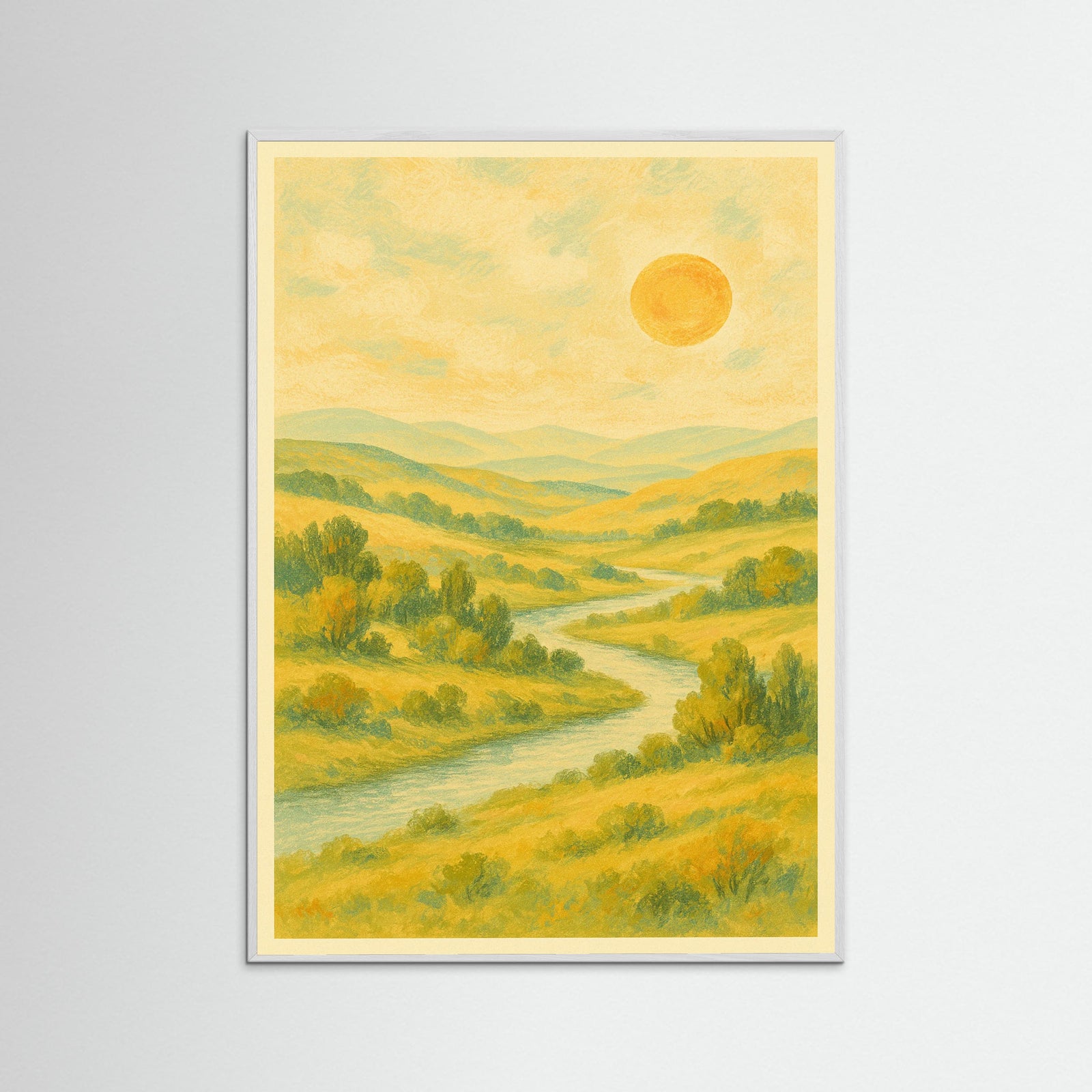 White Wood Floral Still Life