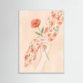 White Wood Floral Wanderer