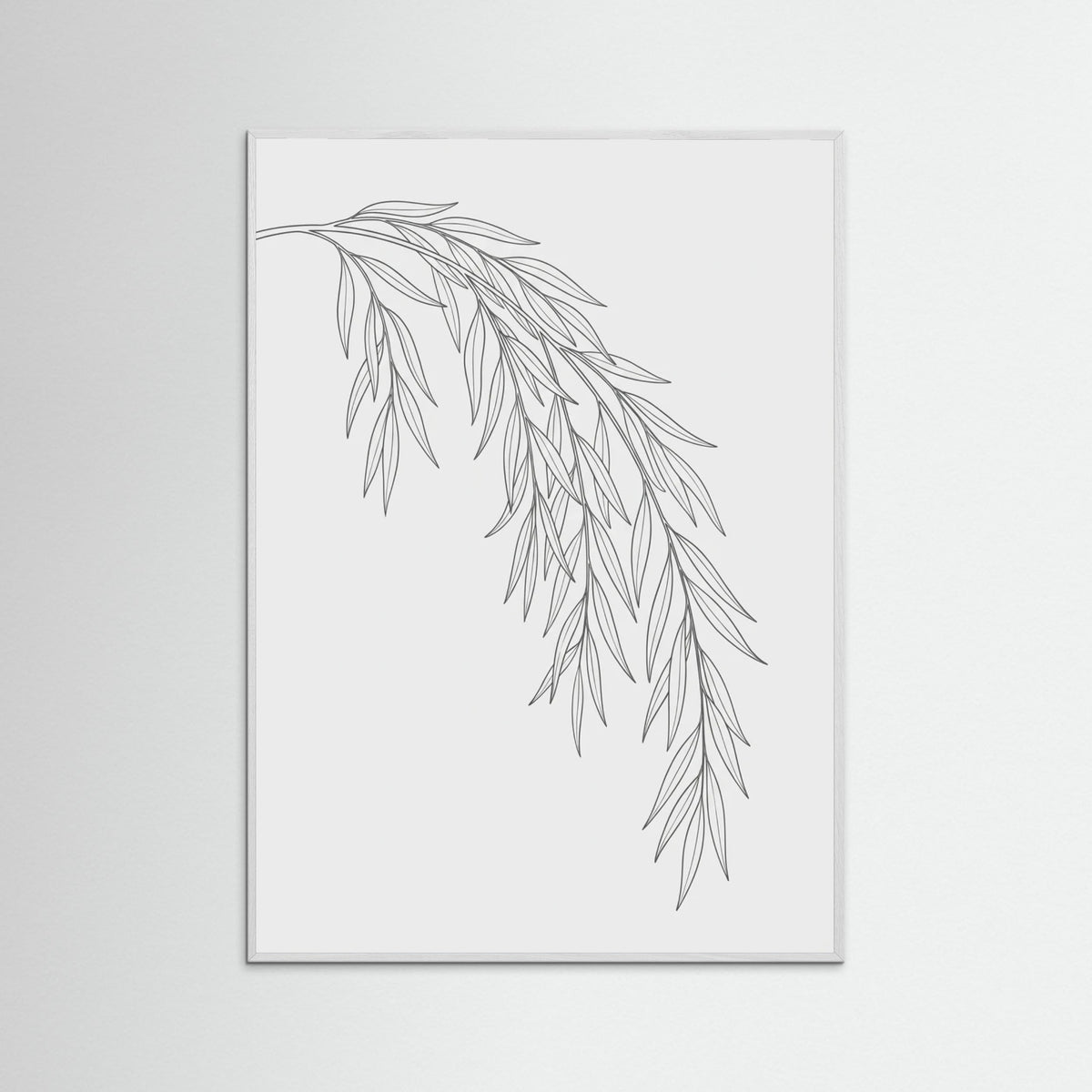 White Wood Floral Whispers