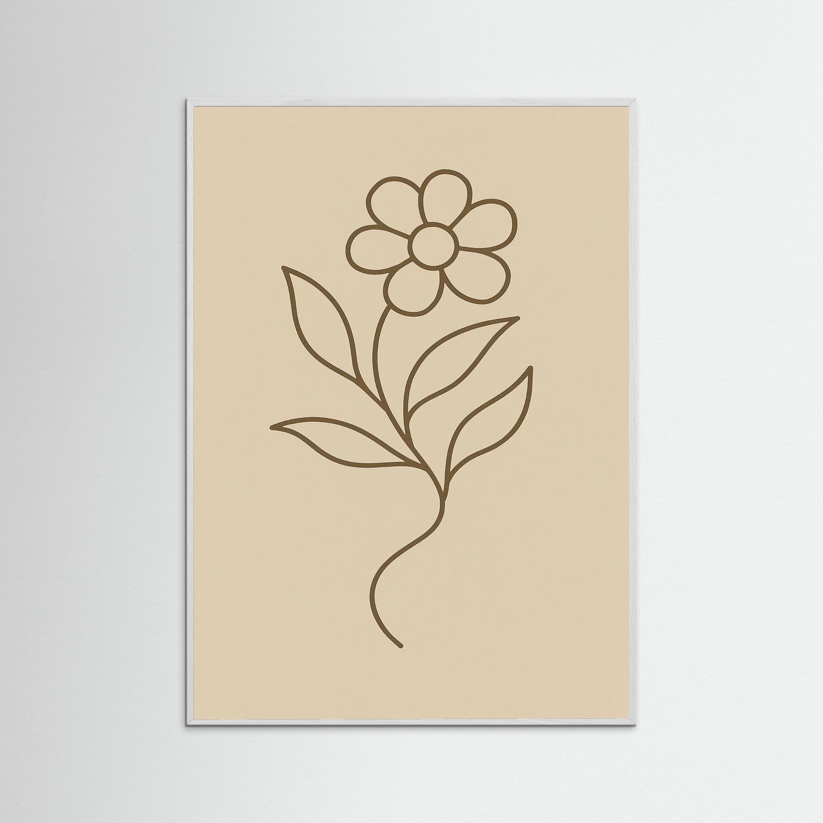 White Wood Floral line