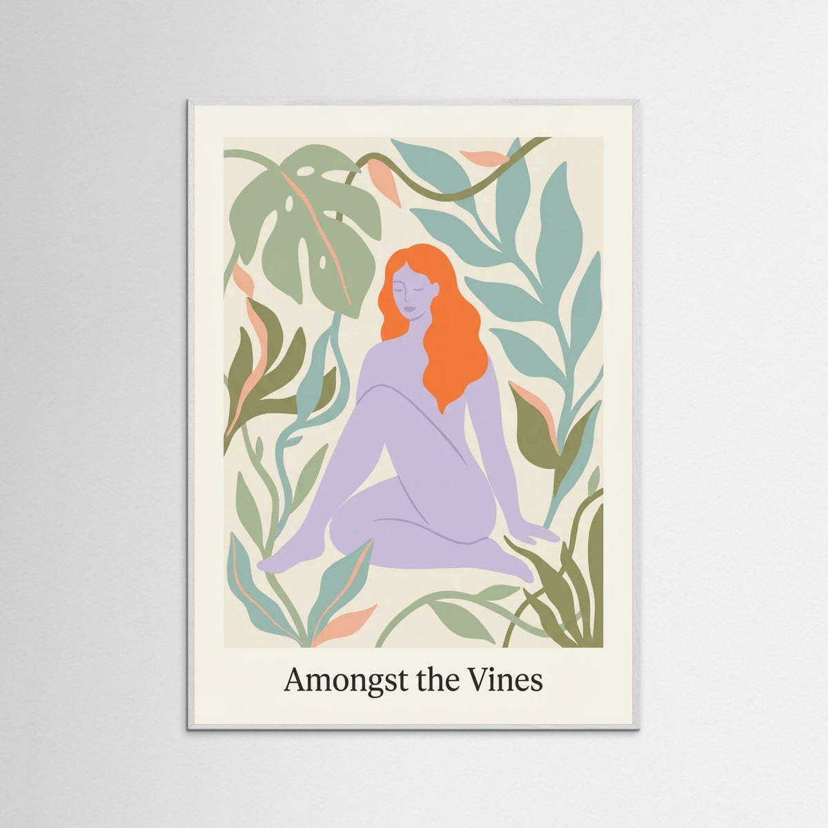 White Wood Flower Embrace