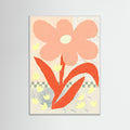 White Wood Flowers Composition 1 Poster