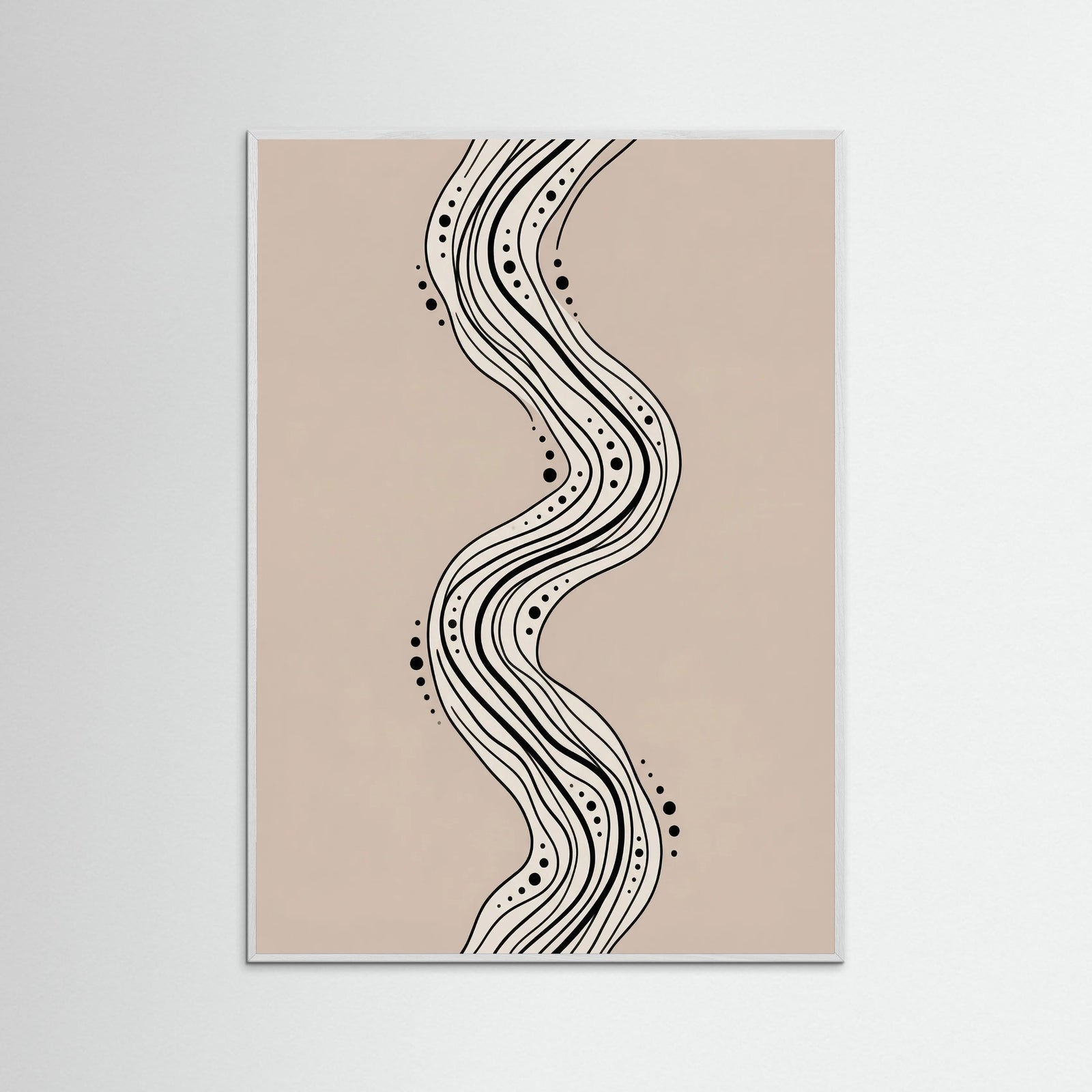 White Wood Flowing Connections