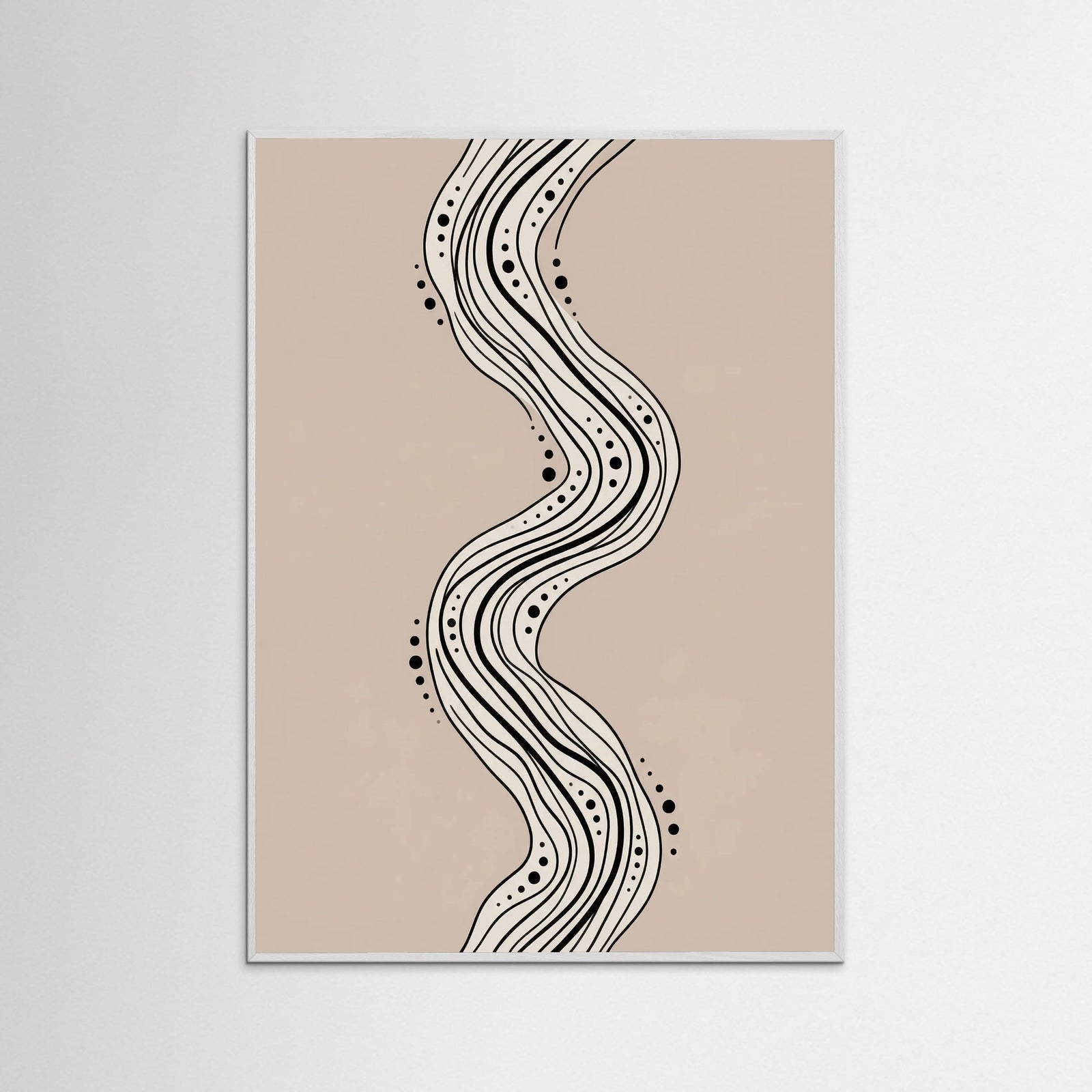 White Wood Flowing Connections